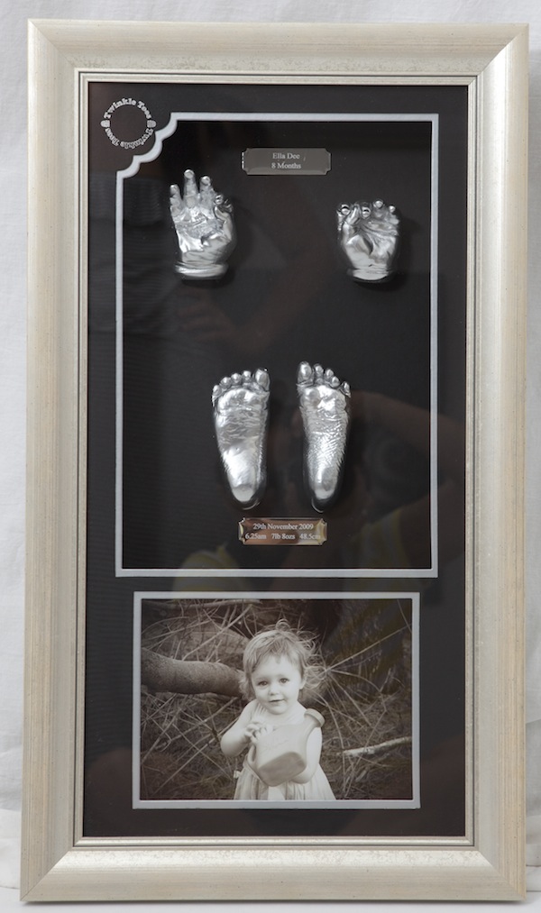 Two Hands and Two Feet with Photo One Child - Twinkle Toes Baby Hand ...